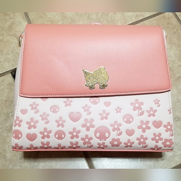 Loungefly Bags Loungefly Sanrio My Melody Kuromi Floral Skulls